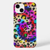 Levendige luipaardprint Case-Mate iPhone case (Achterkant)