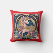 "Levendige Luxe Whimsy" Kussen (Voorkant)
