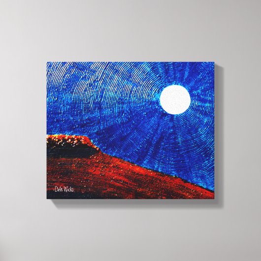 Levendige Maan Canvas Afdruk (Voorkant)
