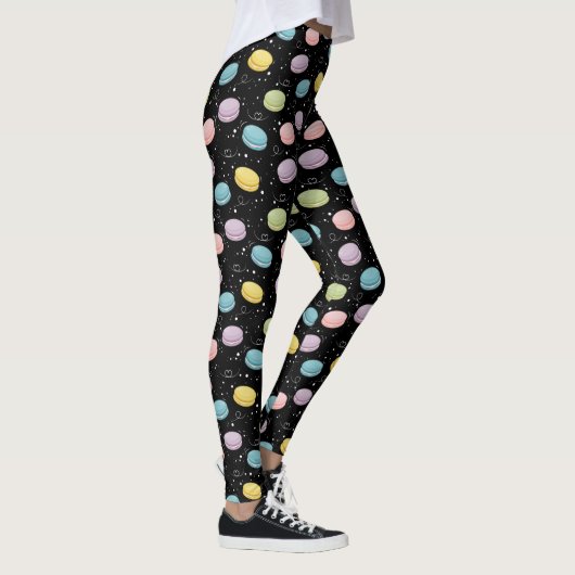 Levendige Macarons Delight Leggings (Rechts)