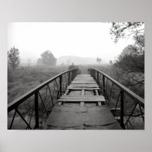 levendige macro - zwart - witte fotografie poster