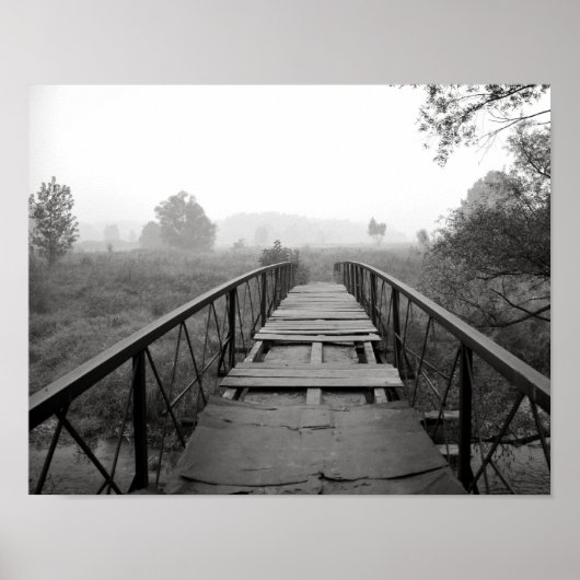 levendige macro - zwart - witte fotografie poster (Voorkant)