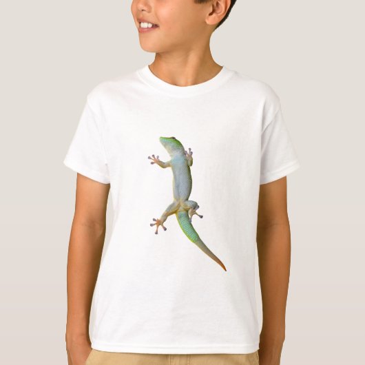 Levendige Madagaskar Groene Daggekko T-shirt (Voorkant)