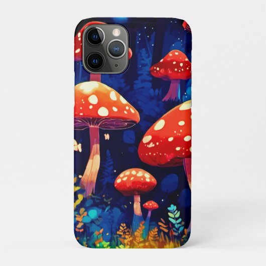 Levendige Magic Mushroom Forest Art Case-Mate iPhone Case (Achterkant)