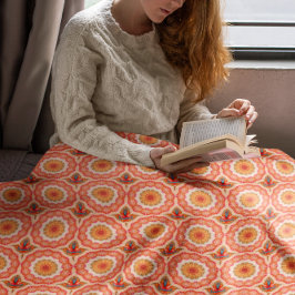 Levendige Mandala Harmony Sherpa Deken