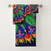 Levendige Mandala Kunstenaarschap Bad Handdoek (Insitu)
