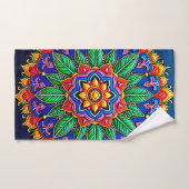 Levendige Mandala Kunstenaarschap Bad Handdoek (Handdoek)