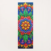 Levendige Mandala Kunstenaarschap Yogamat (Achterkant)