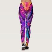 Levendige Mandala Spirit Leggings (Achterkant)