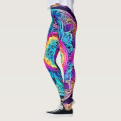 Levendige Mandala Spirit Leggings (Links)