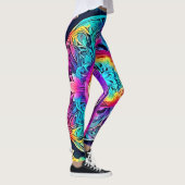 Levendige Mandala Spirit Leggings (Rechts)