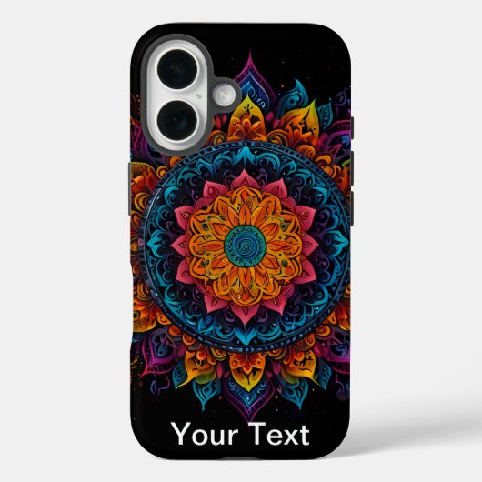 Levendige Mandala Swirl: OtterBox Case-Mate iPhone Case (Achterkant)