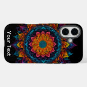 Levendige Mandala Swirl: OtterBox Case-Mate iPhone Case (Achterkant (horizontaal))