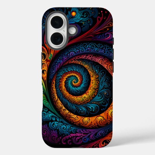 Levendige Mandala Swirl: OtterBox Case-Mate iPhone Case (Achterkant)