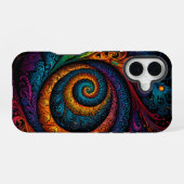 Levendige Mandala Swirl: OtterBox iPhone 16 Hoesje (Achterkant horizontaal)