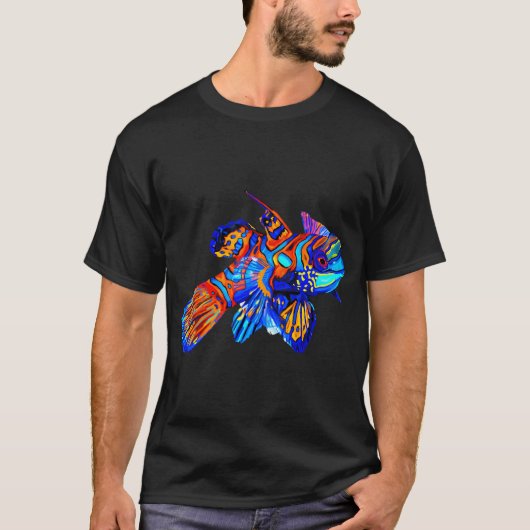 Levendige Mandarinfish T-shirt (Voorkant)