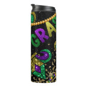Levendige Mardi-Gras Thermosbeker (Geroteerd rechts)