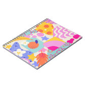 Levendige Maxi Patchwork Notitieboek (Linkerzijde)