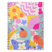 Levendige Maxi Patchwork Notitieboek (Voorkant)
