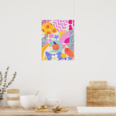 Levendige Maxi Patchwork Poster (Keuken)