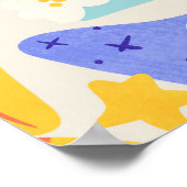 Levendige Maxi Patchwork Poster (Hoek)