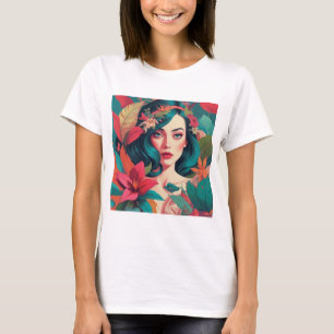 Levendige Maximalistische Collage Art   Vet en ecl T-shirt