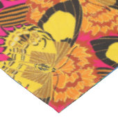 Levendige Maximalistische Roze & Turquoise Vlinder Tafelkleed (Gekanteld)