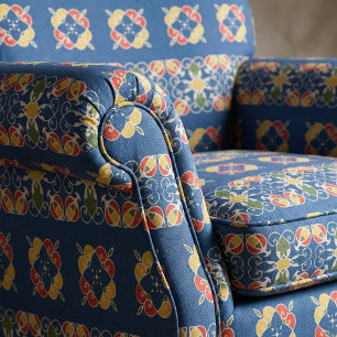 Levendige mediterrane Spaanse Californische stijl Stof