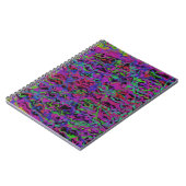 Levendige Meerkleurige Abstracte Textuur Notitieboek (Linkerzijde)