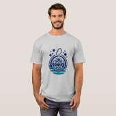 Levendige Mesh Pouf Sponge Logo - 8K Sticker ontwe T-shirt (Voorkant volledig)