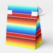 Levendige Mexicaanse blanket Traditionele Spaanse  Bedankdoosjes (Achterkant)