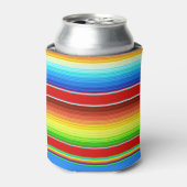 Levendige Mexicaanse blanket Traditionele Spaanse Blikjeskoeler (Blikje Voorkant)