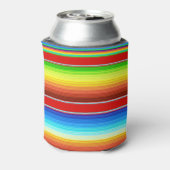 Levendige Mexicaanse blanket Traditionele Spaanse  Blikjeskoeler (Blikje Achterkant)