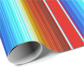 Levendige Mexicaanse blanket Traditionele Spaanse  Cadeaupapier (Rol Hoek)