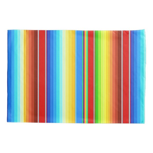 Levendige Mexicaanse blanket Traditionele Spaanse  Kussensloop (Achterkant)