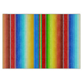 Levendige Mexicaanse blanket Traditionele Spaanse  Snijplank (Voorkant)