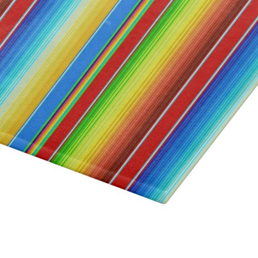 Levendige Mexicaanse blanket Traditionele Spaanse  Snijplank (Hoek)