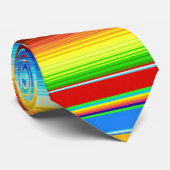 Levendige Mexicaanse blanket Traditionele Spaanse  Stropdas (Opgerold)