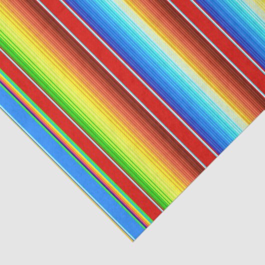 Levendige Mexicaanse blanket Traditionele Spaanse  Tissuepapier (Detail)