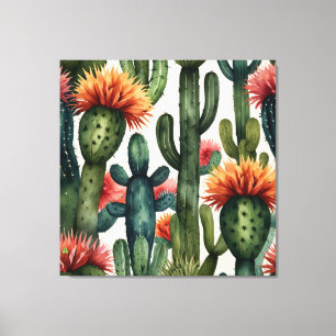 Levendige Mexicaanse Cactus Art Print