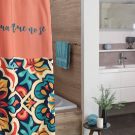 Levendige Mexicaanse Cantaro Design  Douche Douchegordijn