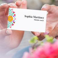 Levendige Mexicaanse Fiesta Floral White