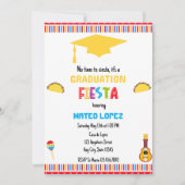 Levendige Mexicaanse Fiesta Graduation Party Kaart (Voorkant)