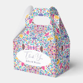 Levendige Mexicaanse Fiesta Style Rainbow Wedding Bedankdoosjes (Voorkant Zijde)