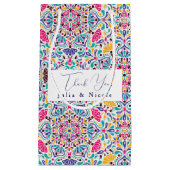 Levendige Mexicaanse Fiesta Style Rainbow Wedding Klein Cadeauzakje (Voorkant)