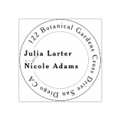 Levendige Mexicaanse Fiesta Style Rainbow Wedding Rubberstempel (Afrduk)