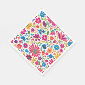 Levendige Mexicaanse Floral Fiesta bruiloft Servet (Hoek)