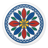 Levendige Mexicaanse Talavera Floral Keramische Kn Keramische Knop (Voorkant)