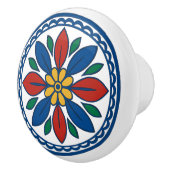 Levendige Mexicaanse Talavera Floral Keramische Kn Knop (Rechts)