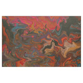 Levendige Mineral Rock Flow Paint Art Stof (Fat Quarter)
